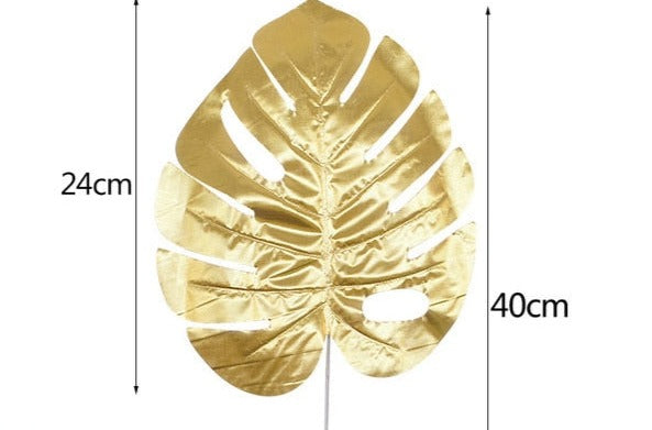 Artificial Plants Tropical Monstera Palm Leaves