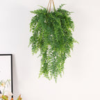 1Pcs 80Cm Green Vine Silk Artificial Hanging Leaf