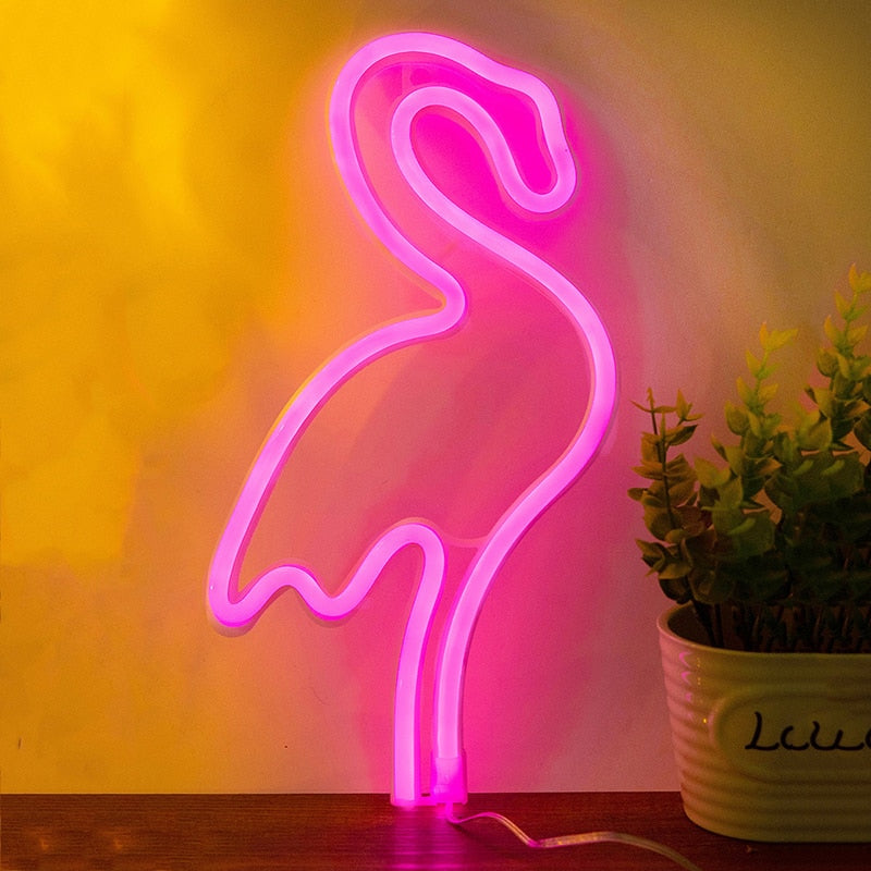 Flamingo Neon Signs  LED Light
