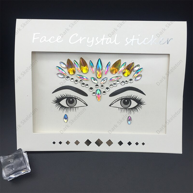 Face Rhinestones Makeup Sticker