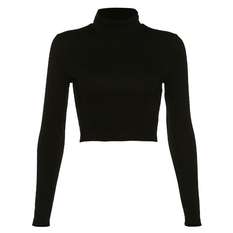 Backless Long Sleeve Top