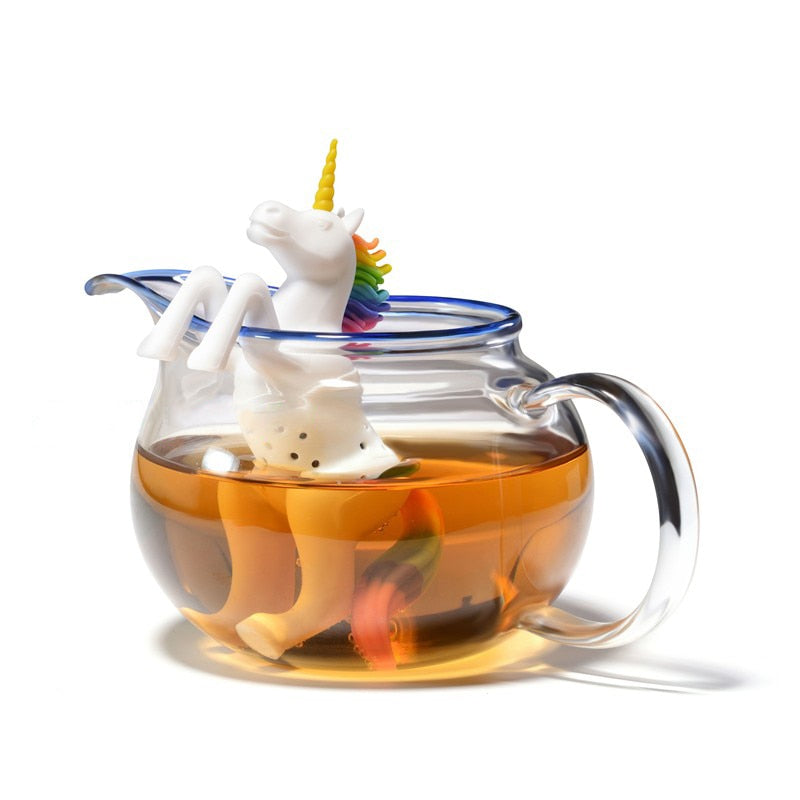 1 Pc Unicorn Tea Diffuser Silicone Tea Bag