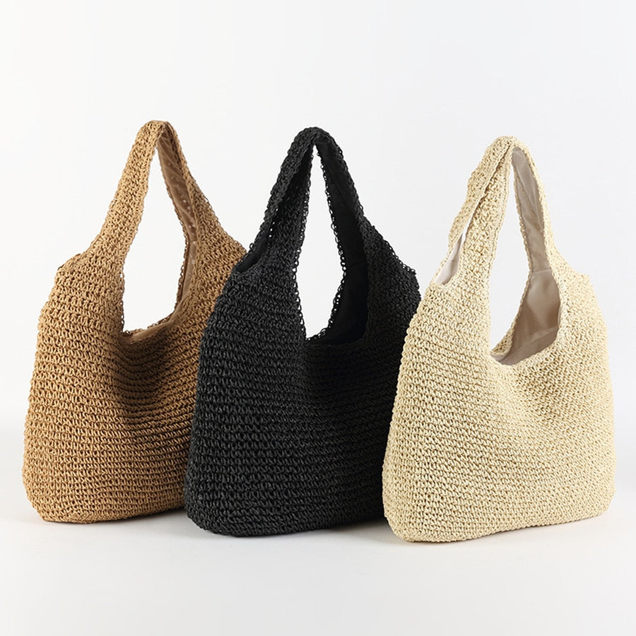 Straw Shoulder Bag