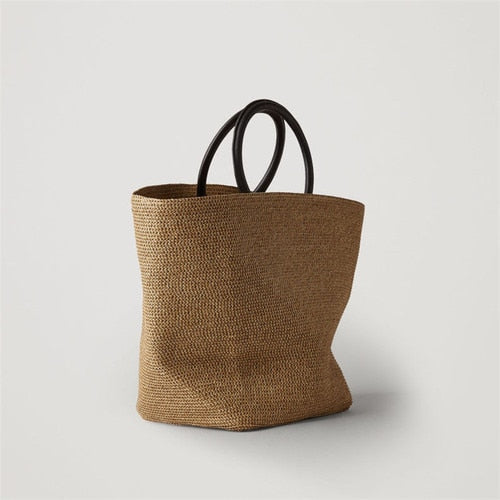Tote Rattan Shoulder Bag
