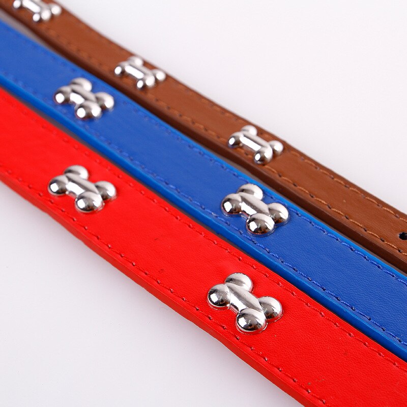 Bone Leather Pet Collar