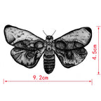 Moths Waterproof Temporary Tattoo