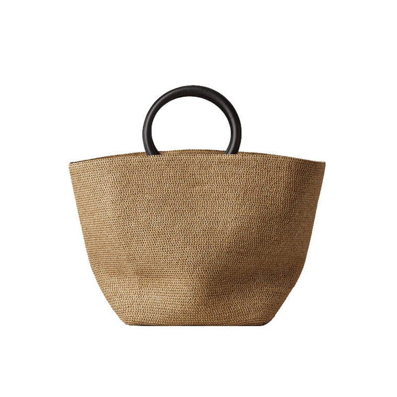 Tote Rattan Shoulder Bag