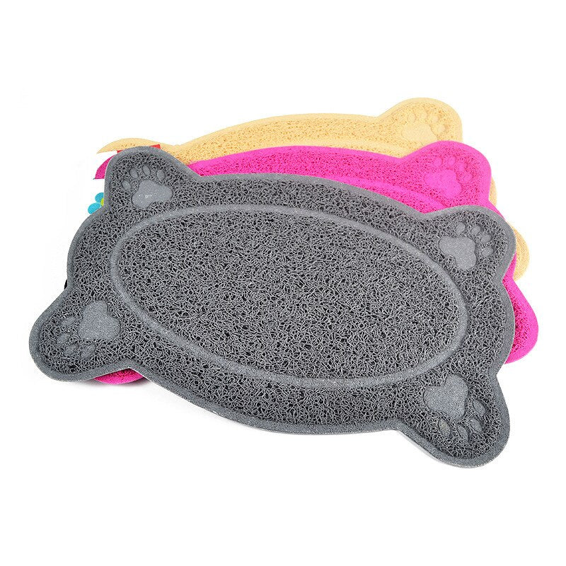 Paw Bone Shape Feeding Mat Pad
