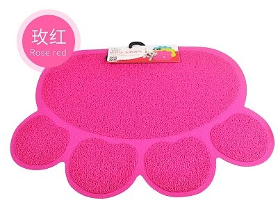 Paw Bone Shape Feeding Mat Pad