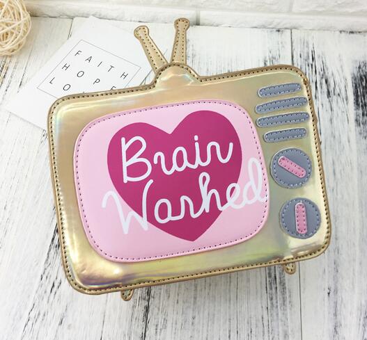 Cartoon TV Crossbody Bag