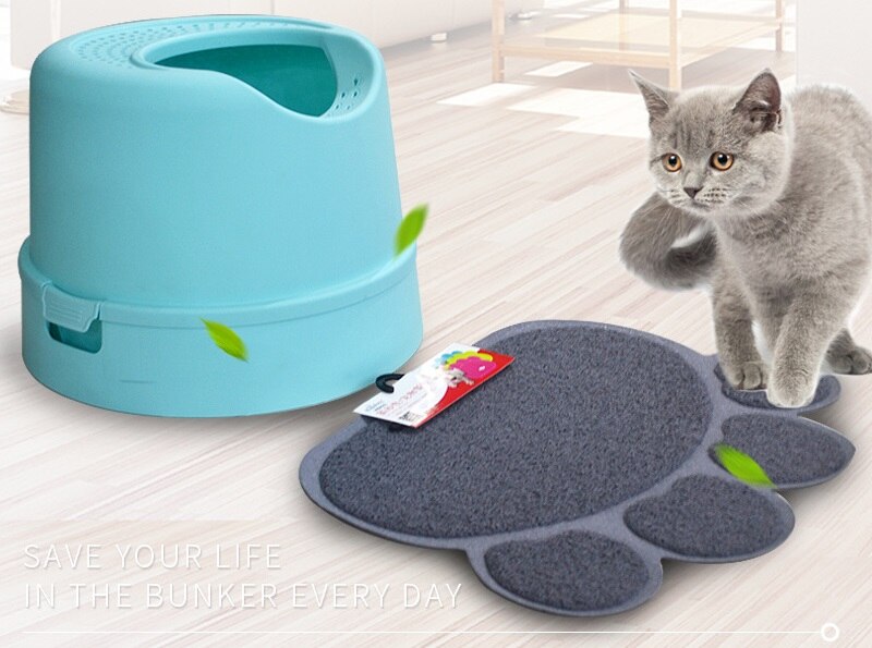 Paw Bone Shape Feeding Mat Pad