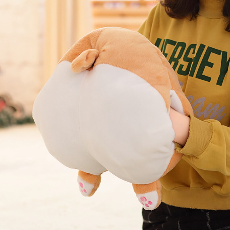 Corgi Dog Butt Pillow hand warmers