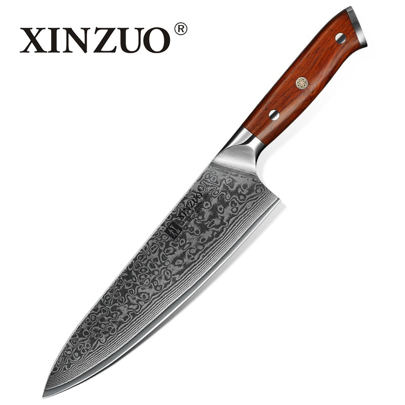 Kitchen Damascus Steel Knife Set