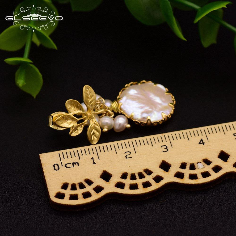 Natural Fresh Water Pearl Earrings