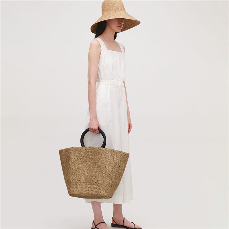 Tote Rattan Shoulder Bag