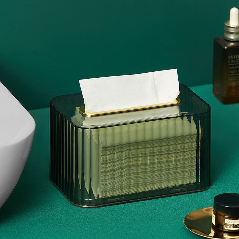 Transparent Tissue Box