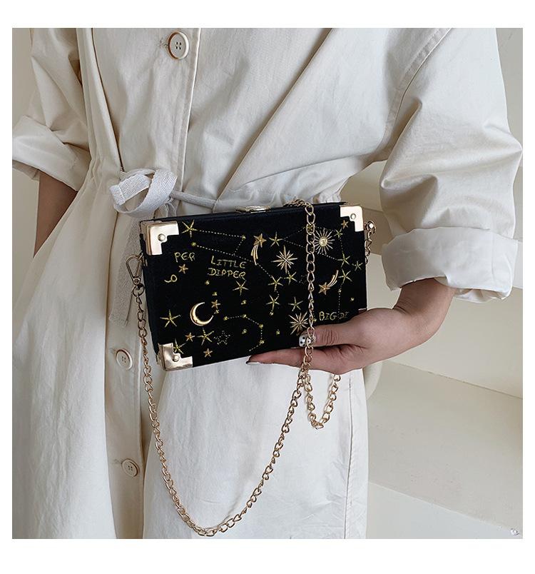 Galaxy Clutch Box Bag