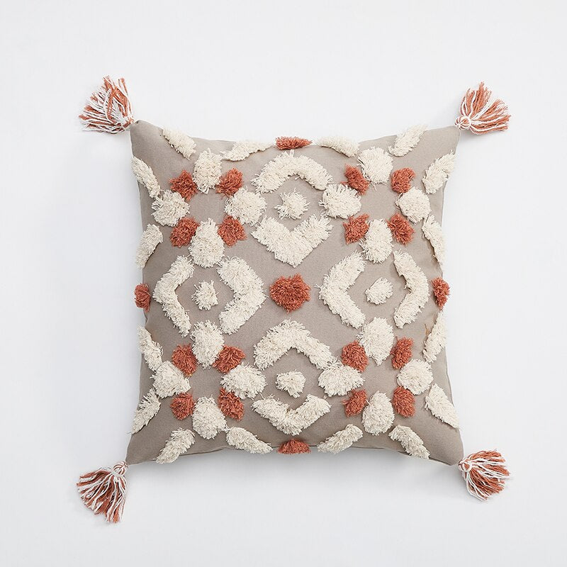 Rainbow Boho Pillow Cover
