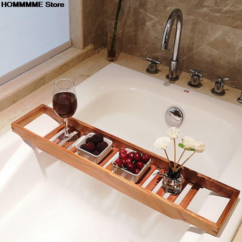 Bamboo Extension Bathtub Tray