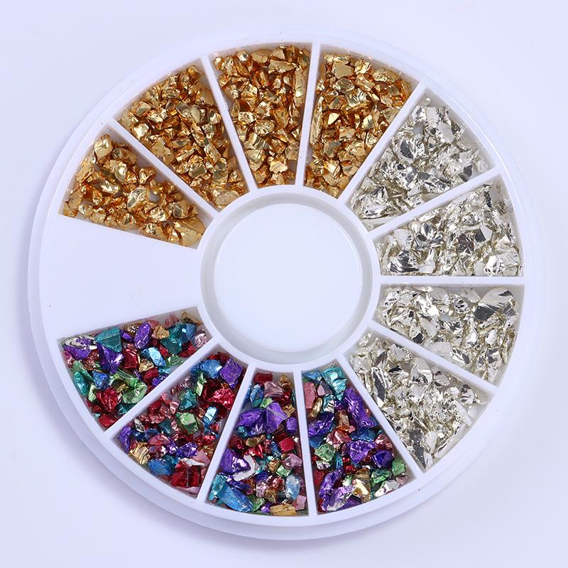 Mixed Nail Rhinestone Nail Art