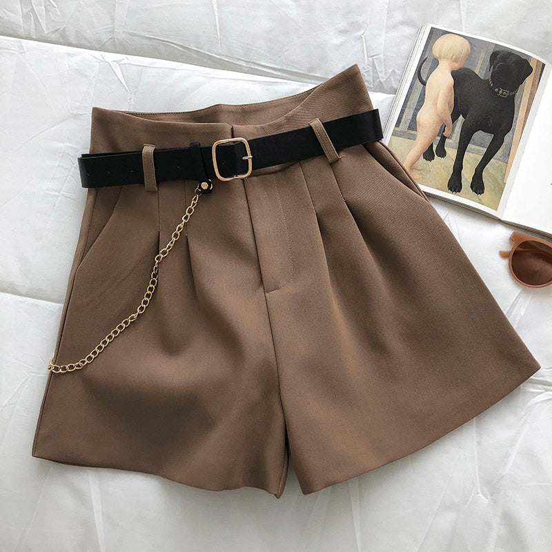 Wide Leg A-line Shorts