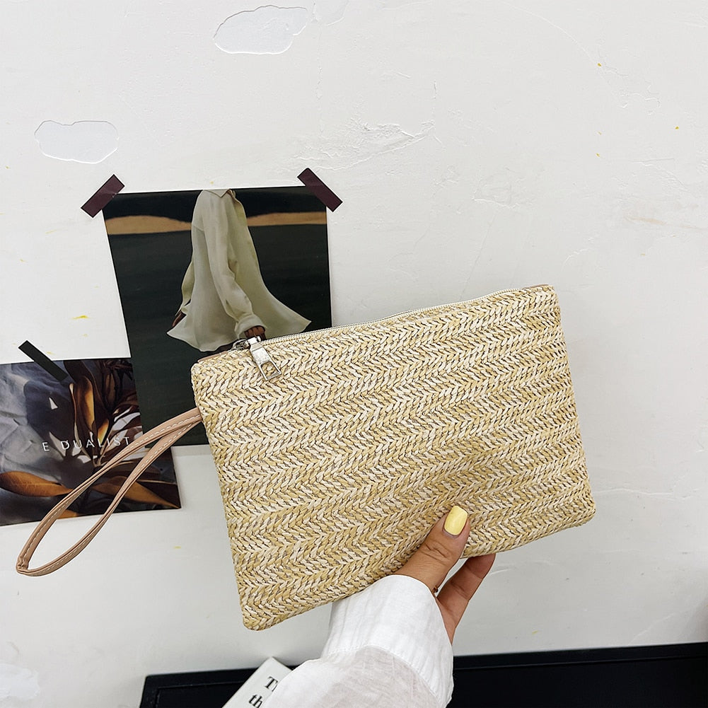 Woven Clutch Bag