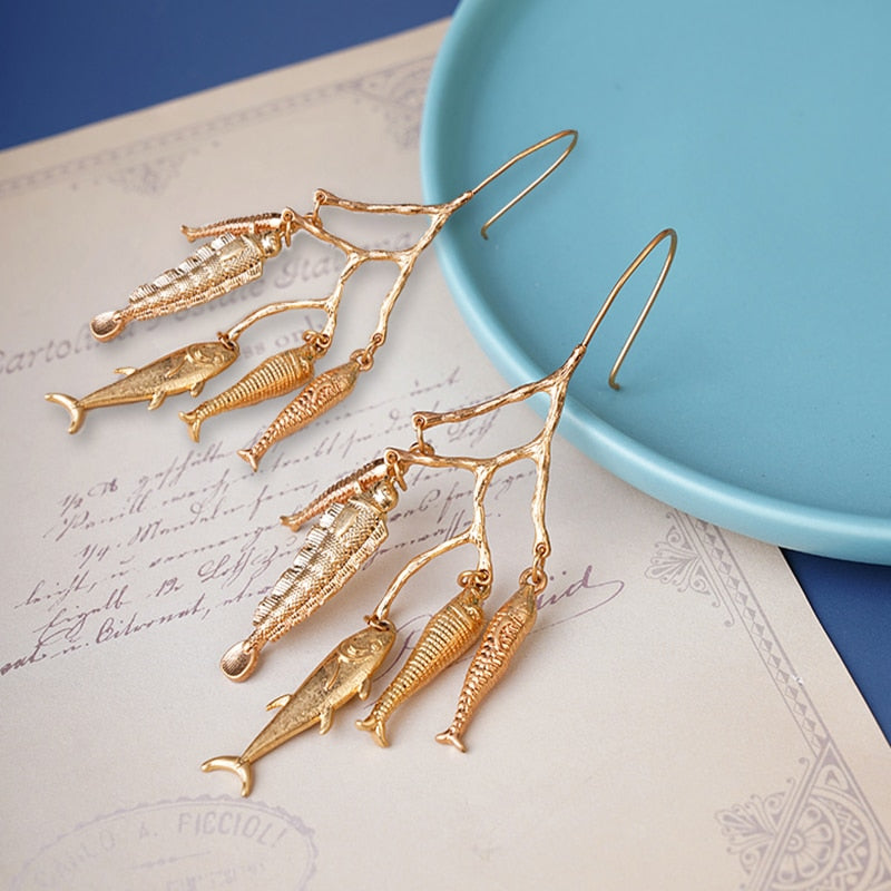 Charms Fishes Earrings Pendants