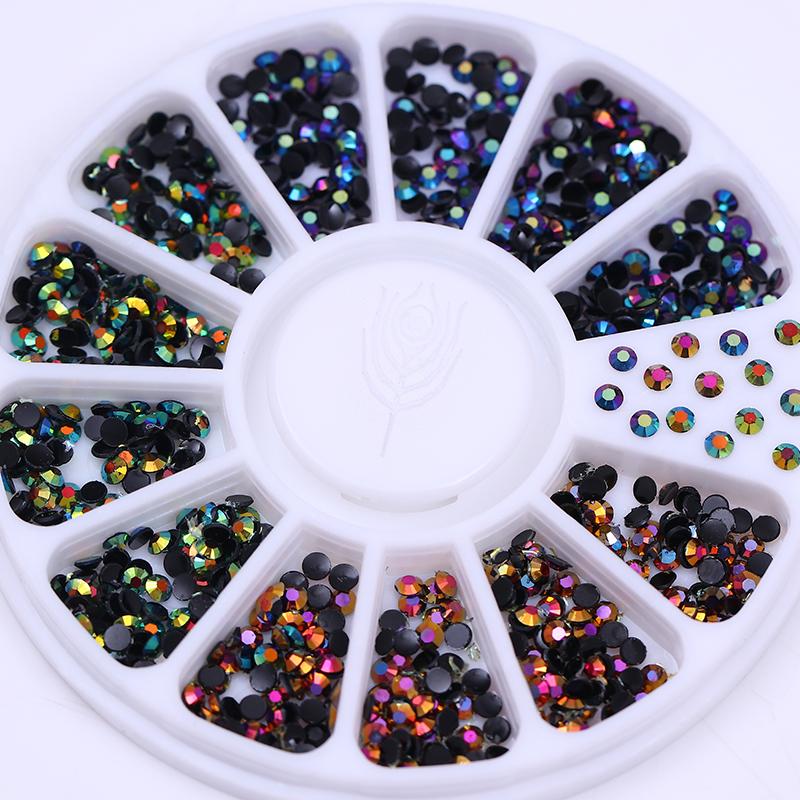 Mixed Nail Rhinestone Nail Art