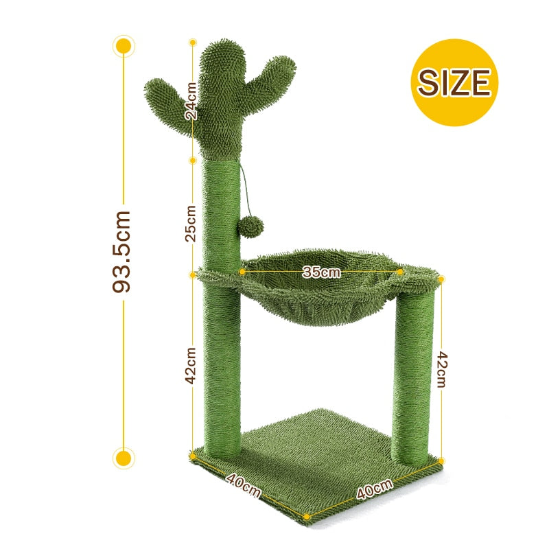 Cactus Pet Cat Tree Toy