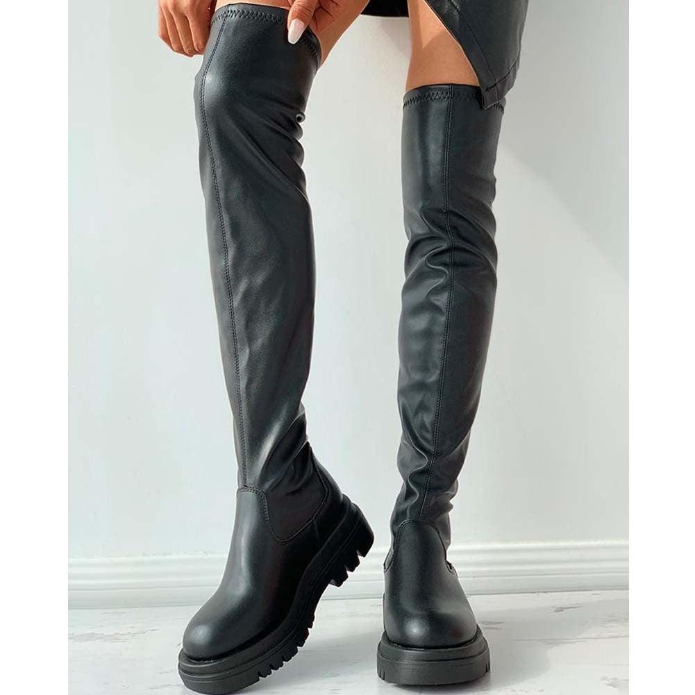 Platform Thigh High Boots
