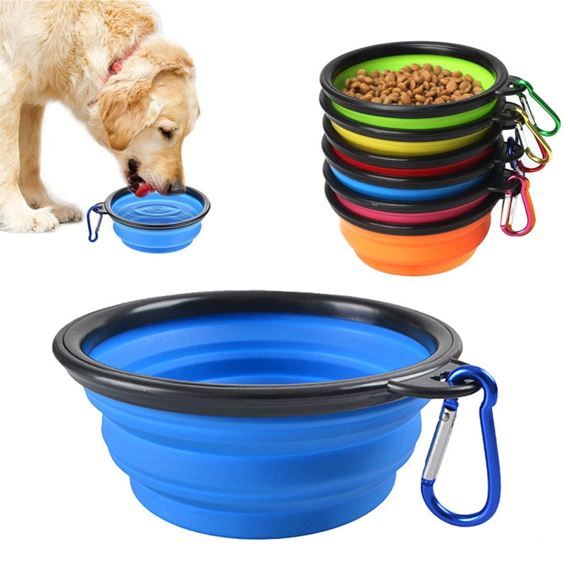 Foldable Dog's Cat's Food/Water Bowl