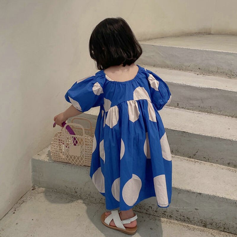 Cotton Polka Dot Dress