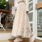 High Waist Lace Skirt
