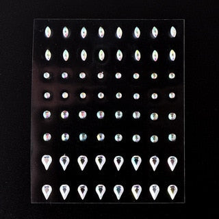Party Rhinestone Makeup Sticker