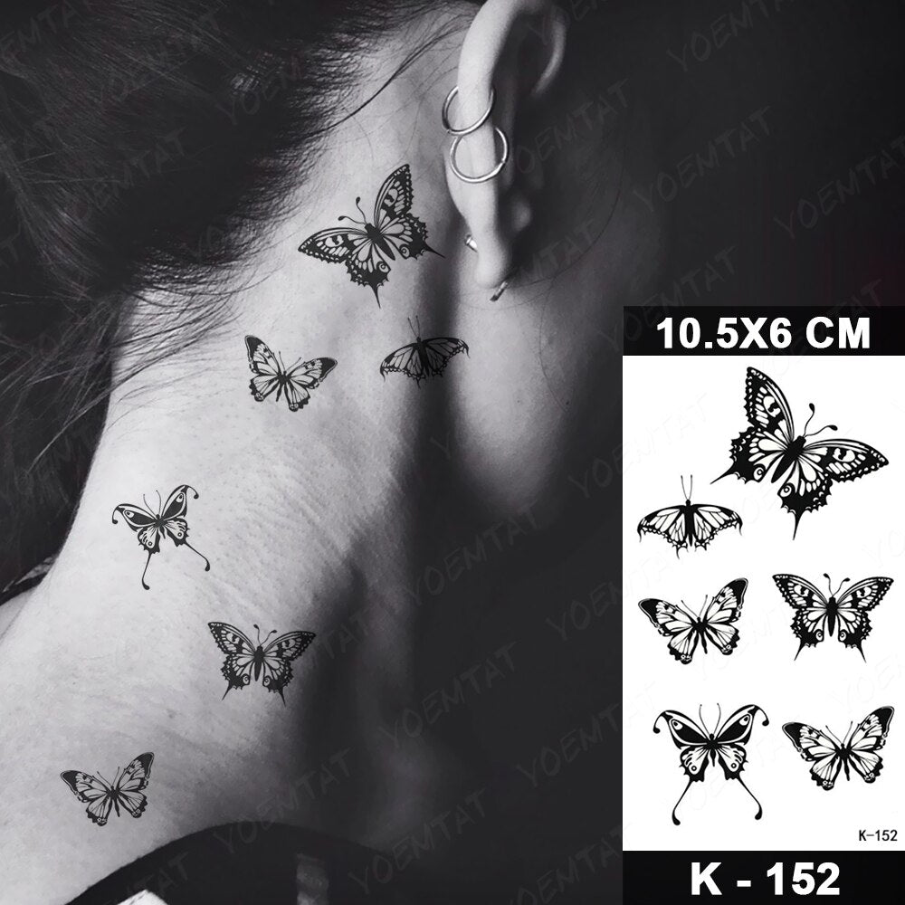 Butterfly Tattoo Waterproof Sticker