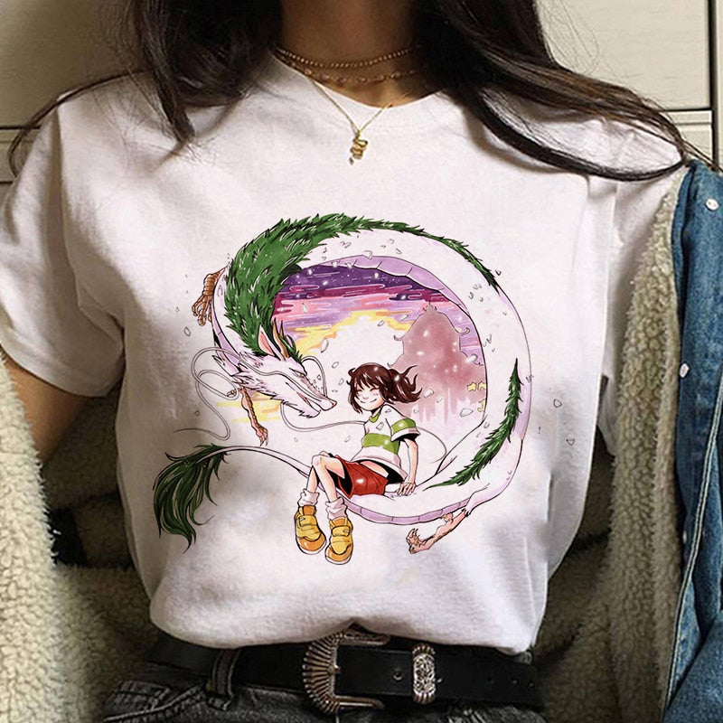 Studio Ghibli Spirited Away Print T-shirt Women