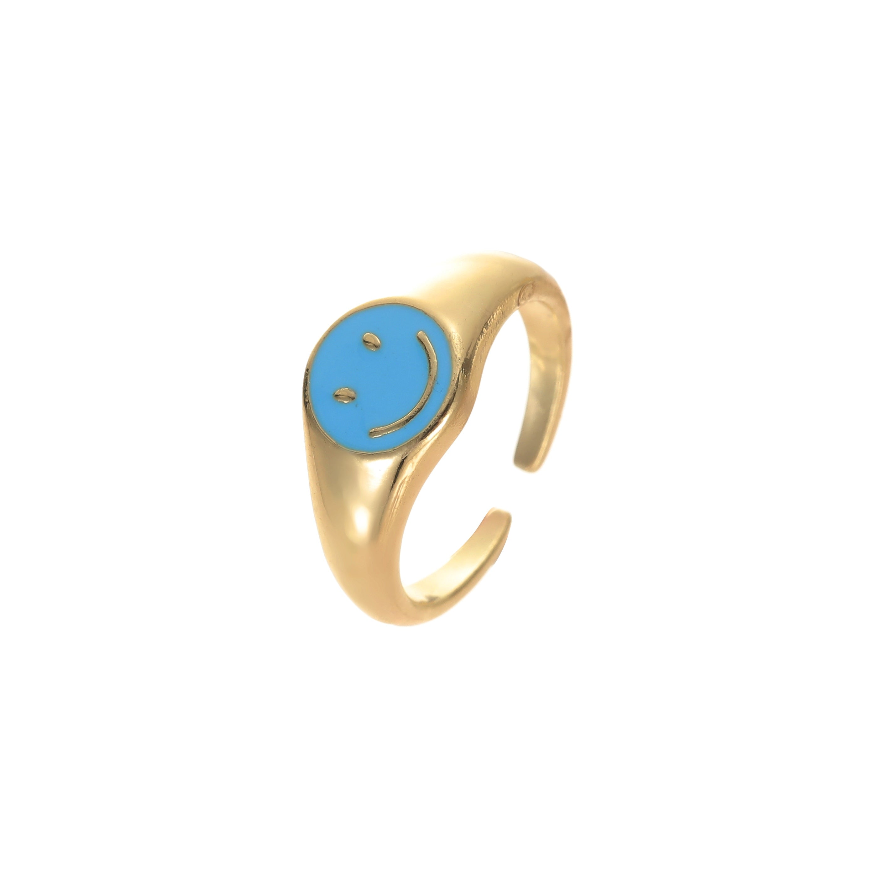 Smiley Gold Ring