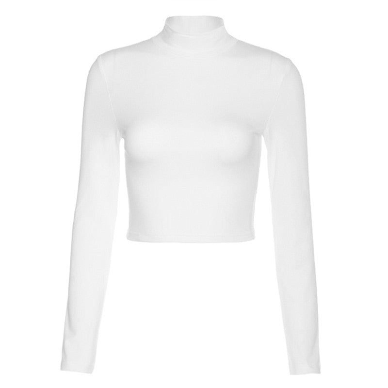 Backless Long Sleeve Top