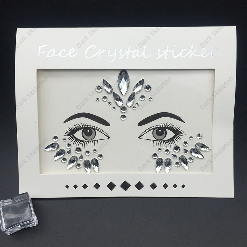 Face Rhinestones Makeup Sticker