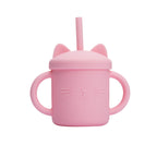 Cute Cat Sippy Cup Silicone