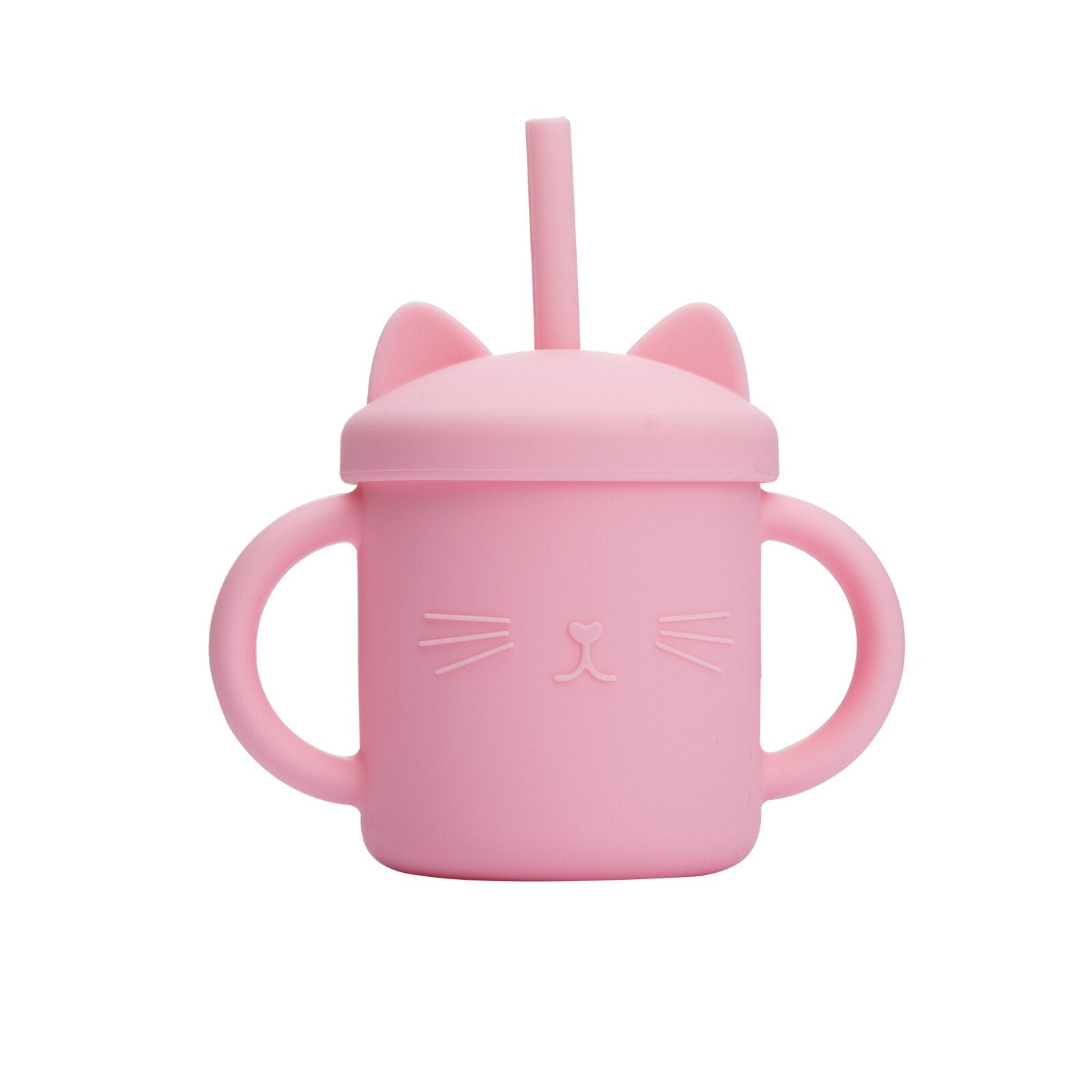 Cute Cat Sippy Cup Silicone