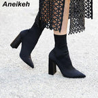 Slim Stretch Ankle Boots