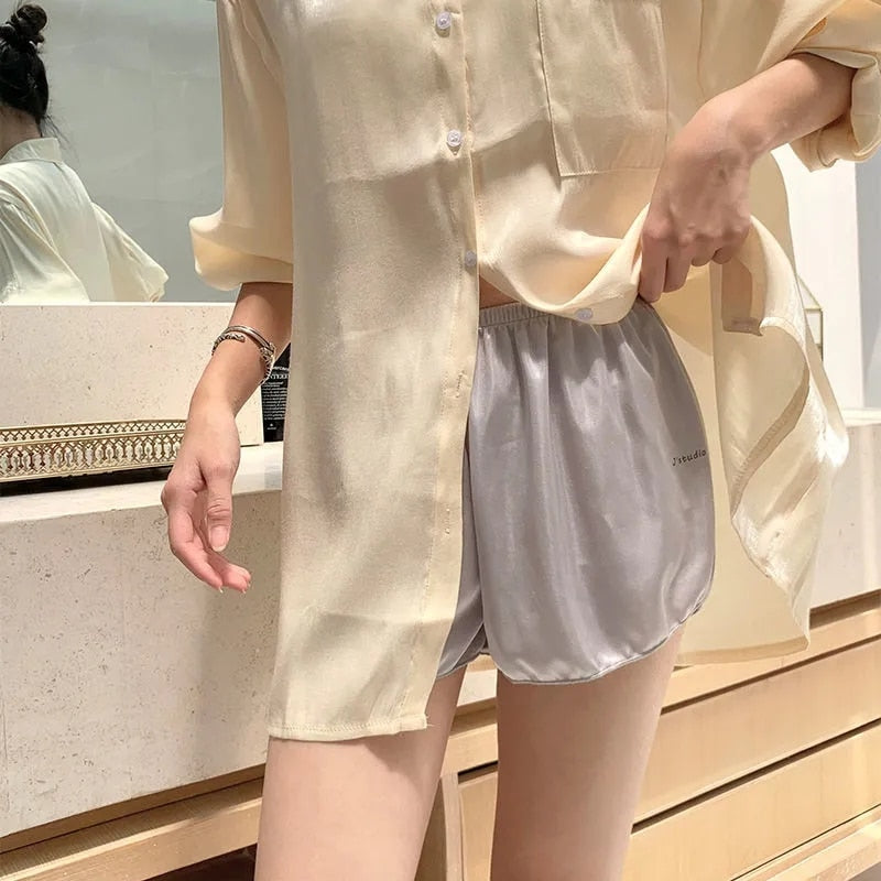 Soft Ice Silk Jogger Shorts
