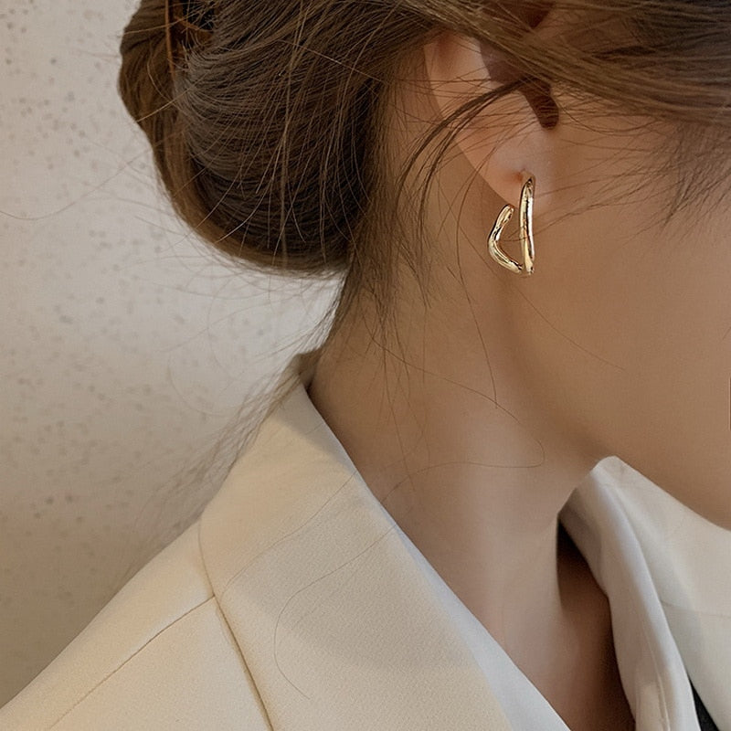 Geometric Hoop Earrings