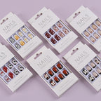 24Pcs/Box Press On Head Set
