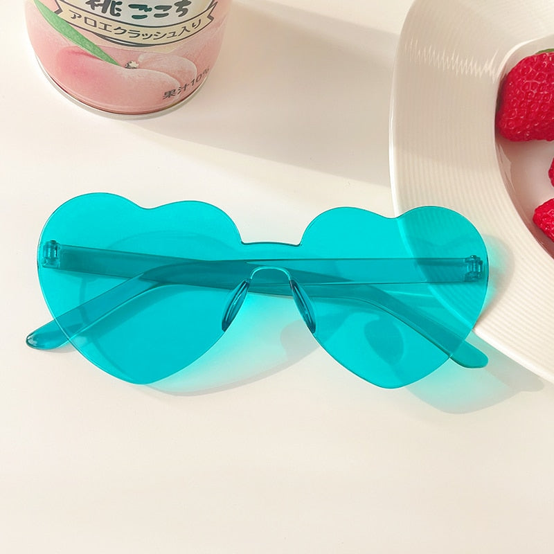 Love Heart Multicolor Party Sunglasses