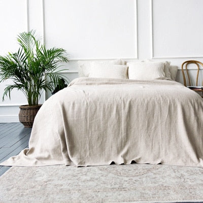 100% Linen Japan Style Bedding Sheet Set
