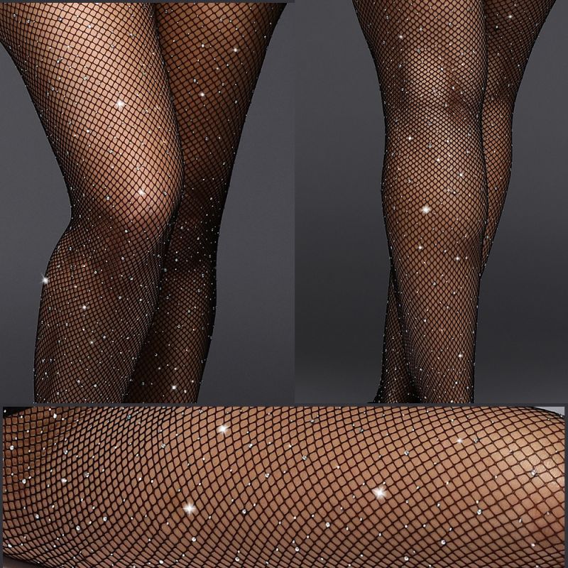 Rhinestones Shiny Tights