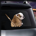 Dog Shake Tail Wiper Sticker