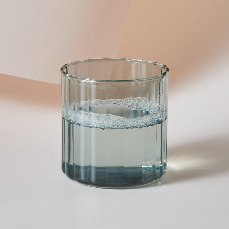 6 Colors Glass Cups Heat Resistant